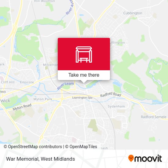 War Memorial map