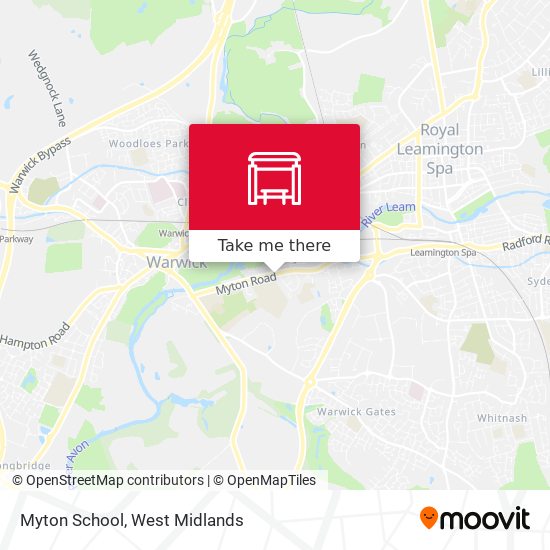 Myton School map