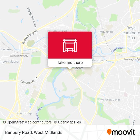 Banbury Road map