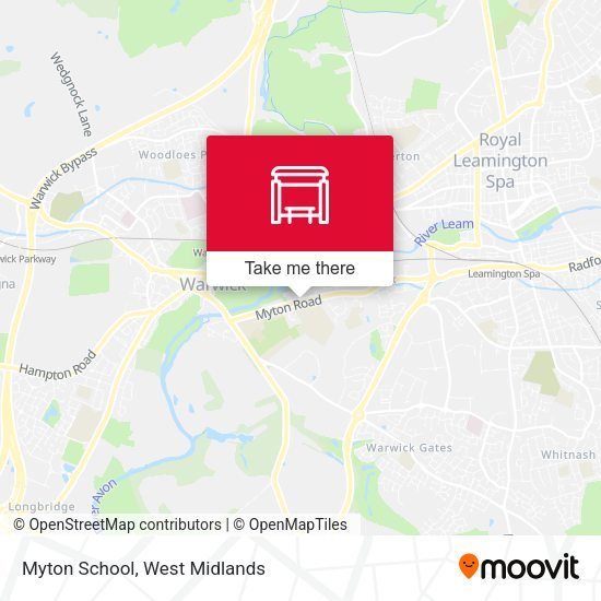 Myton School map