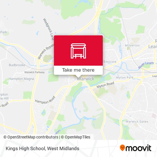 Kings High School map