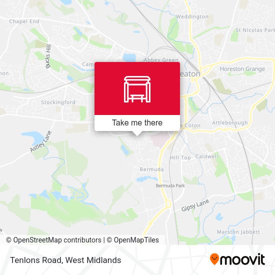 Tenlons Road map