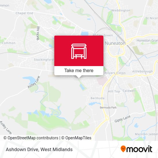 Ashdown Drive map