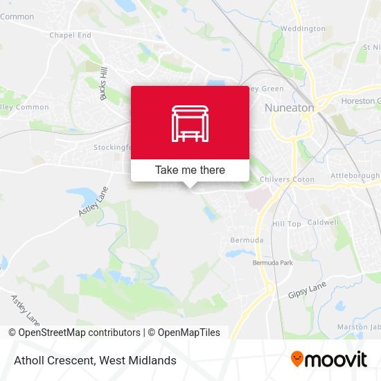 Atholl Crescent map