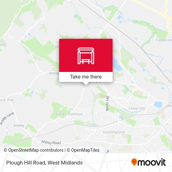 Plough Hill Road map