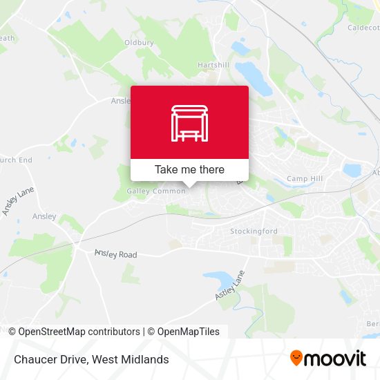 Chaucer Drive map