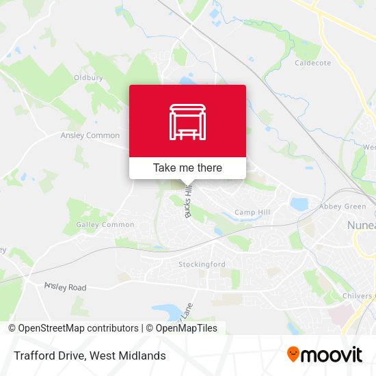 Trafford Drive map