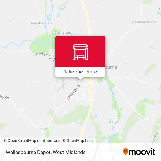 Wellesbourne Depot map