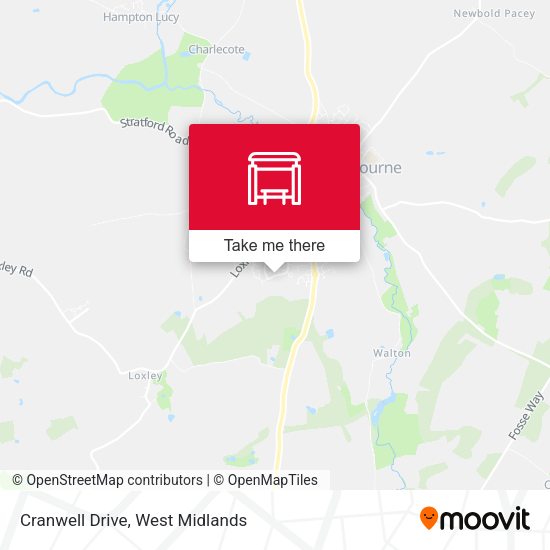 Cranwell Drive map