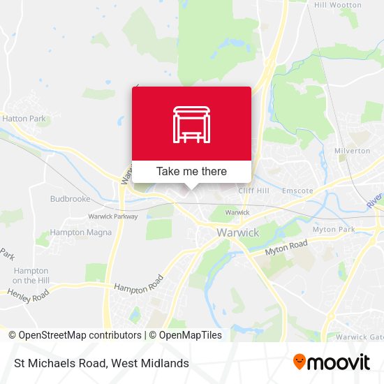 St Michaels Road map