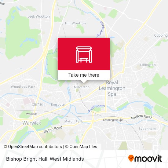 Bishop Bright Hall map