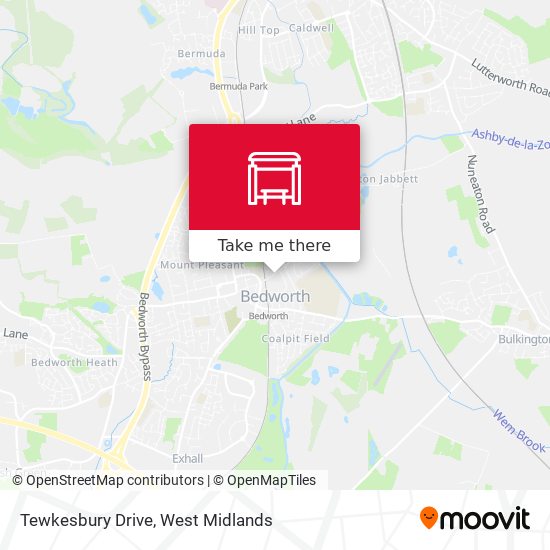 Tewkesbury Drive map