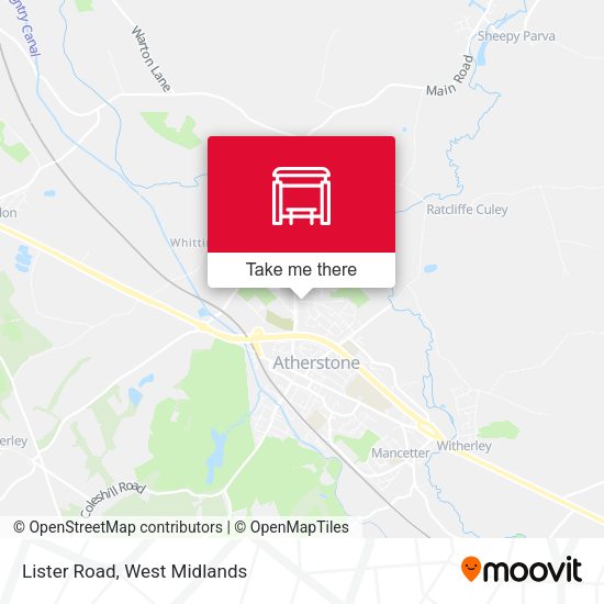 Lister Road map