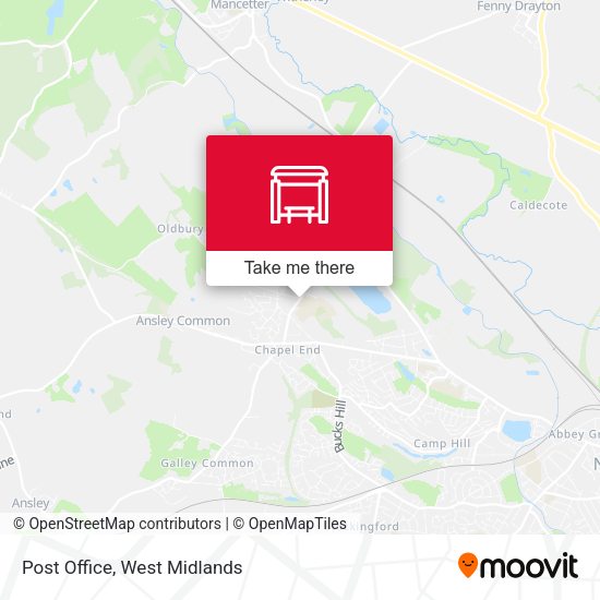 Post Office map