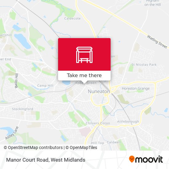 Manor Court Road map