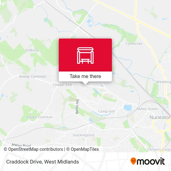 Craddock Drive map