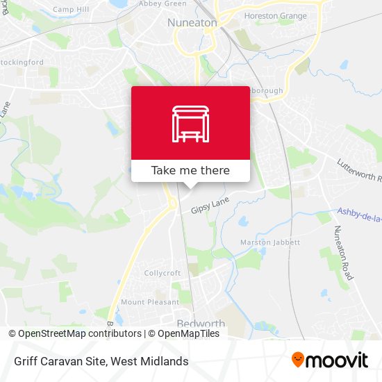 Griff Caravan Site map