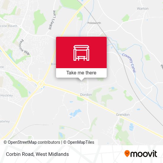 Corbin Road map