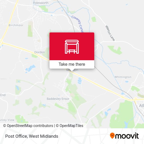 Post Office map