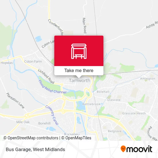 Bus Garage map