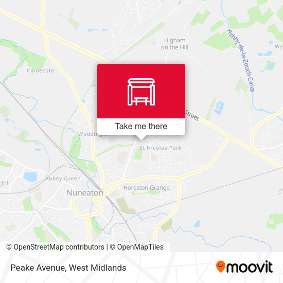 Peake Avenue map