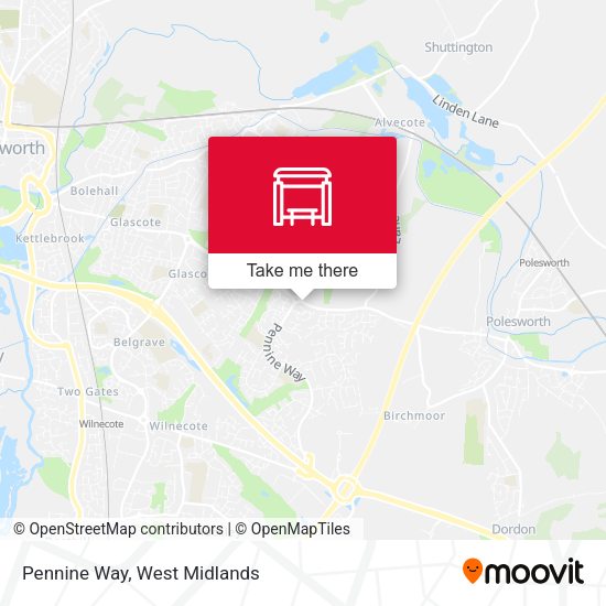 Pennine Way map