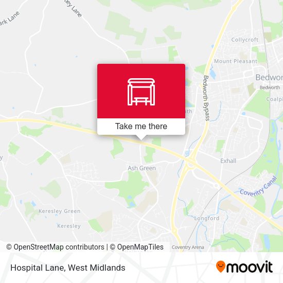 Hospital Lane map