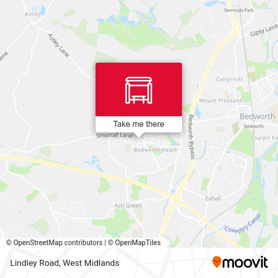 Lindley Road map