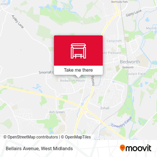 Bellairs Avenue map