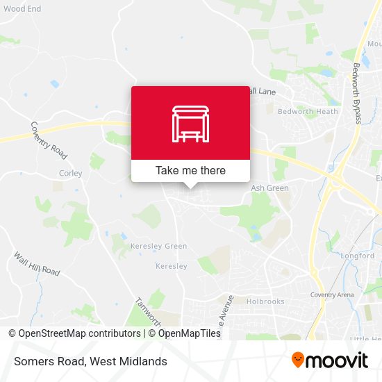 Somers Road map