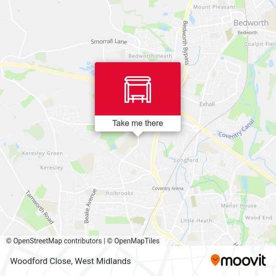 Woodford Close map