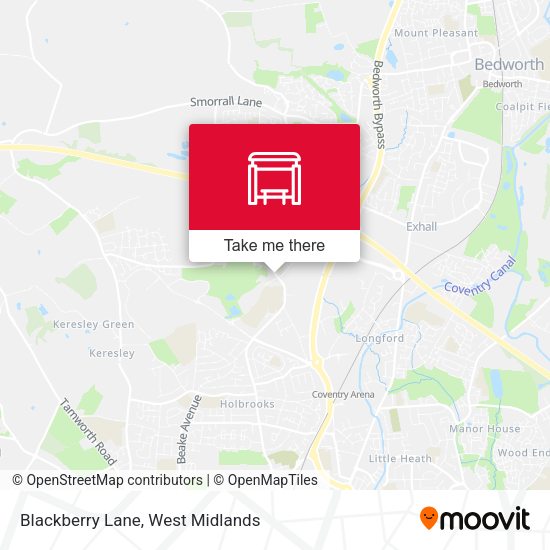 Blackberry Lane map