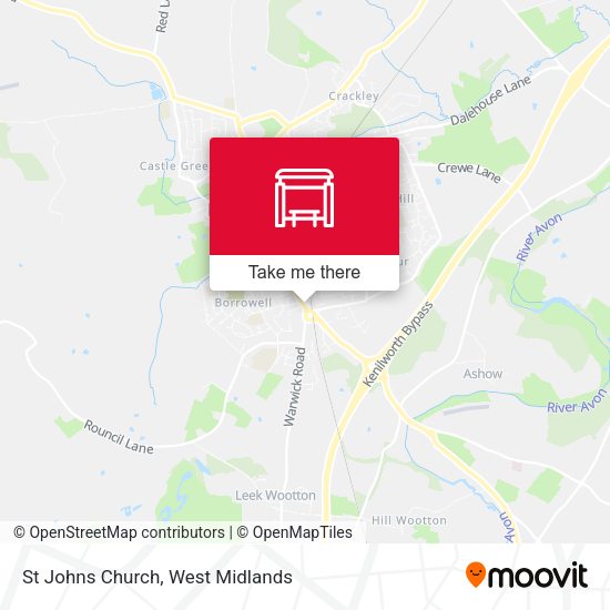 St Johns Church map
