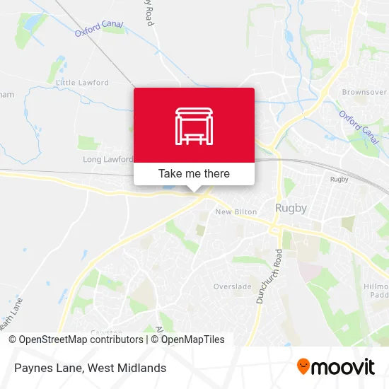 Paynes Lane map