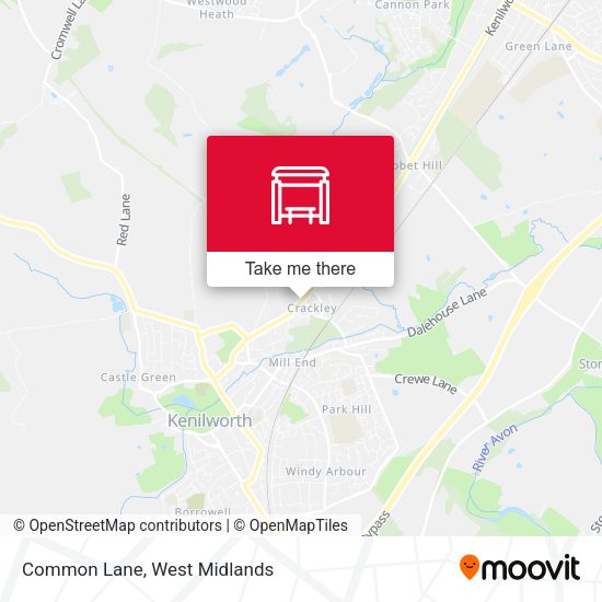 Common Lane map
