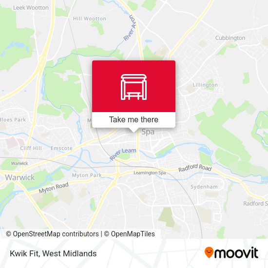 Kwik Fit map
