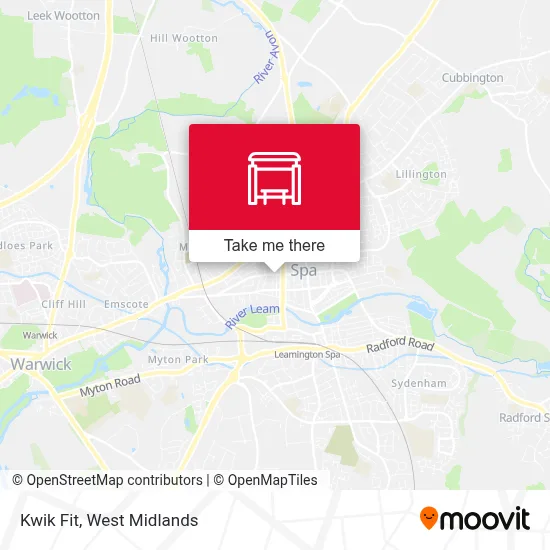 Kwik Fit map