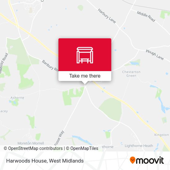 Harwoods House map