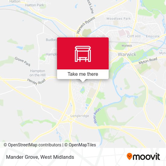 Mander Grove map