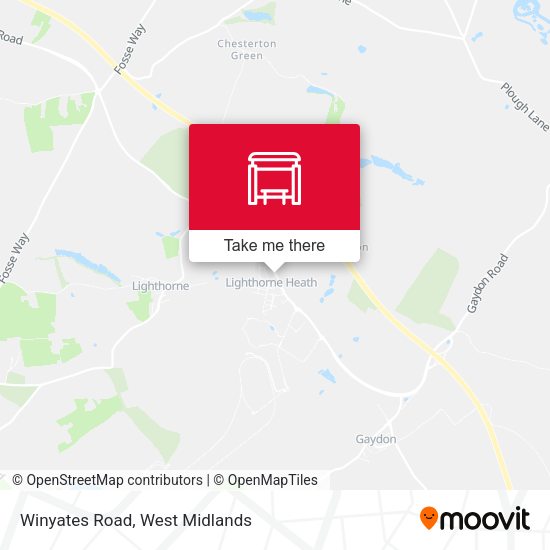 Winyates Road map