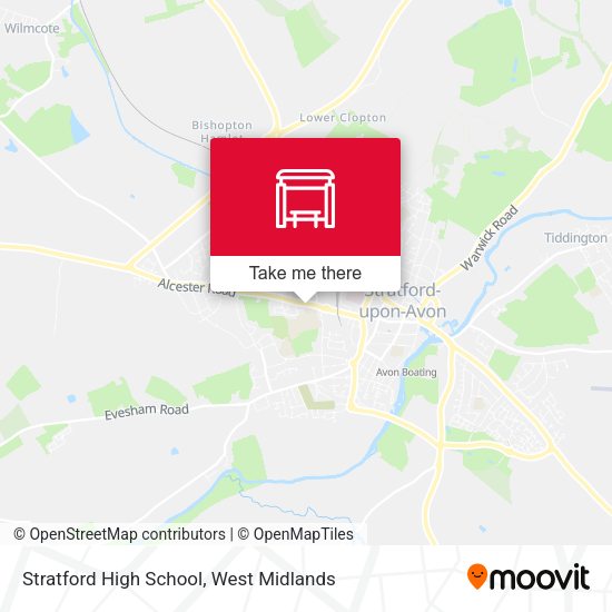 Stratford High School map