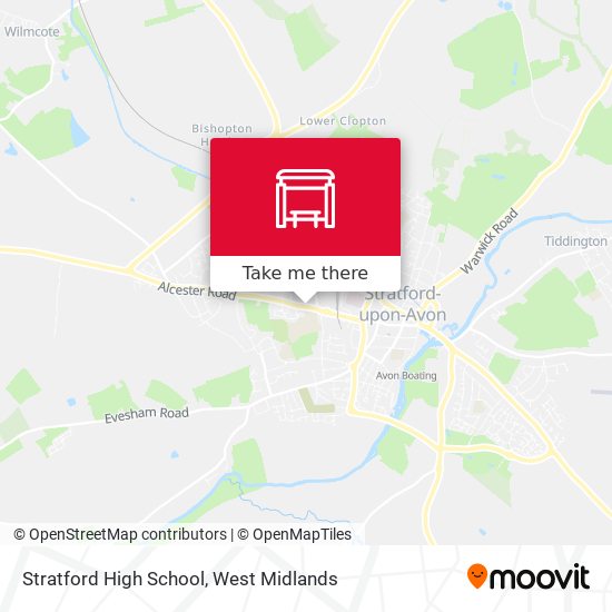 Stratford High School map