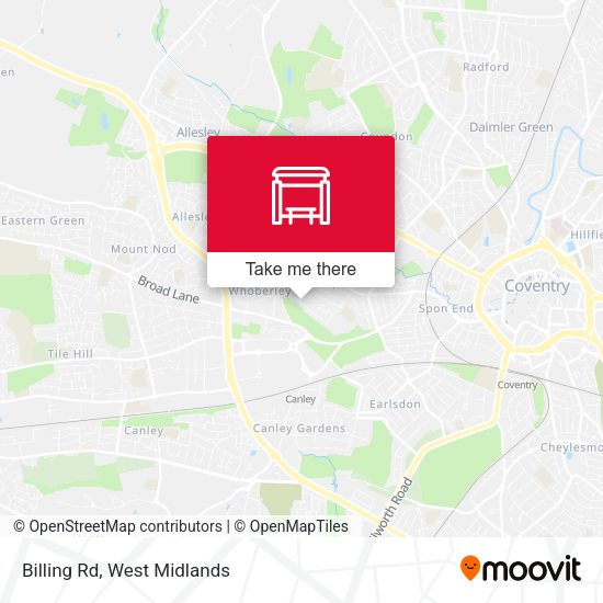 Billing Rd map