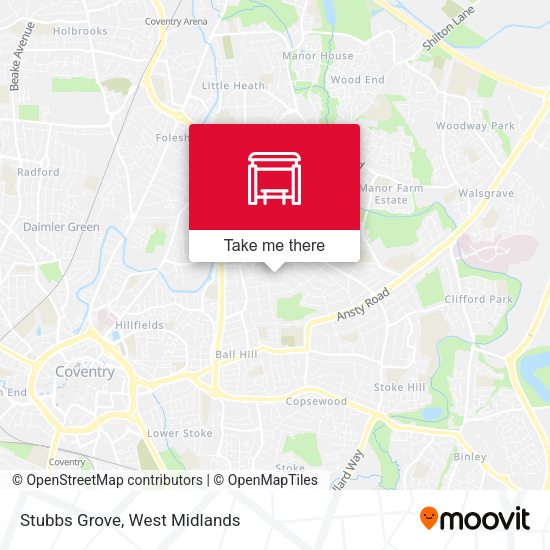 Stubbs Grove map