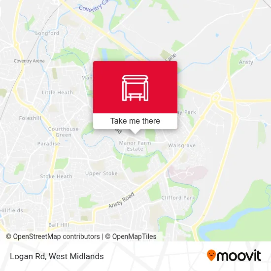 Logan Rd map