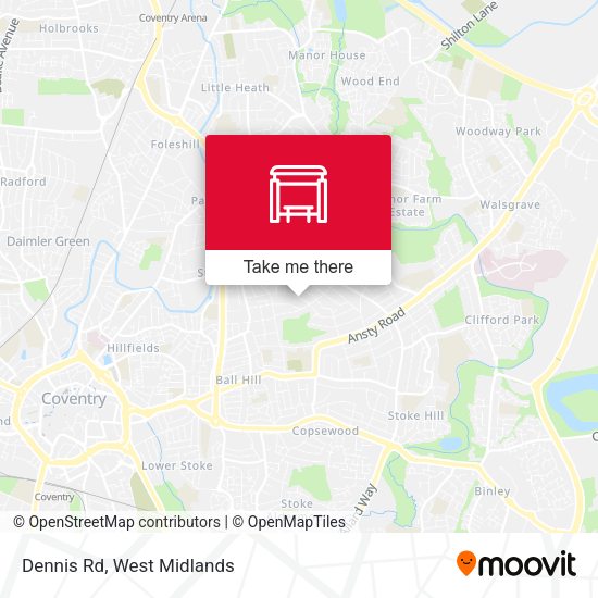Dennis Rd map