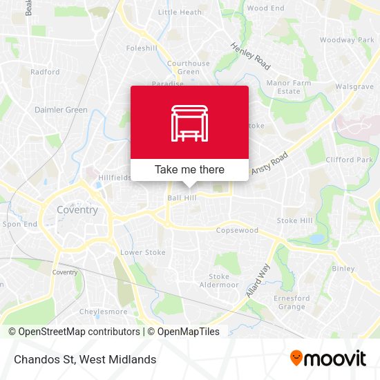 Chandos St map