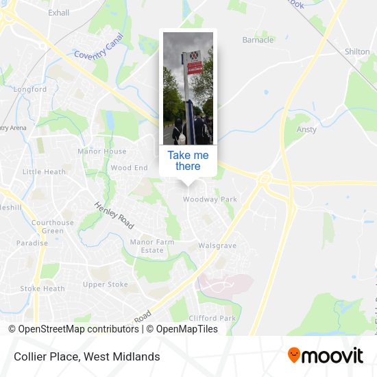 Collier Place map