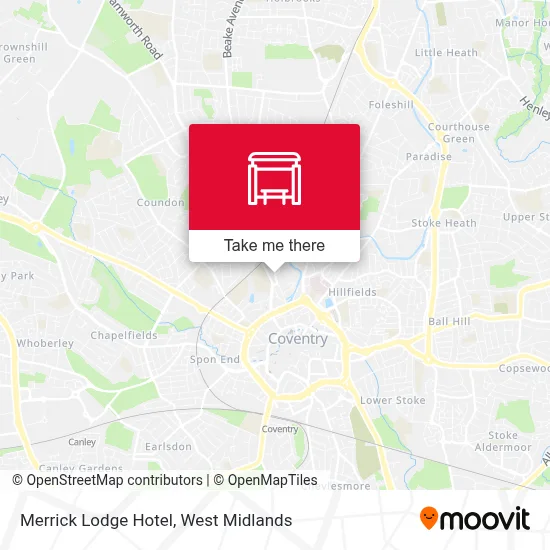 Merrick Lodge Hotel map