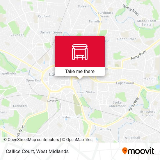 Callice Court map
